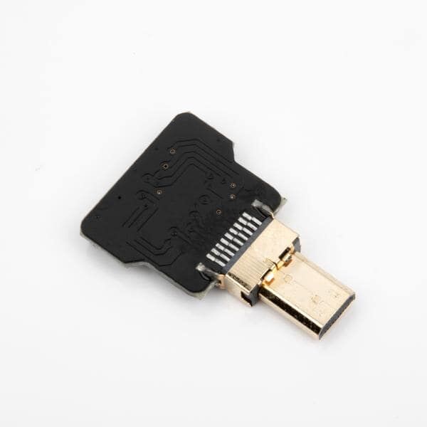 Odseven DIY HDMI Cable Parts - Straight Micro HDMI Plug Adapter - 2