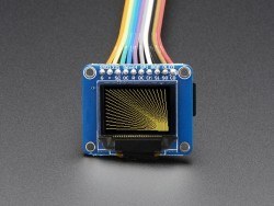 OLED Breakout Board - 16-bit Color 0.96" w/microSD holder - 5