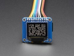 OLED Breakout Board - 16-bit Color 0.96" w/microSD holder - 7
