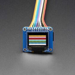 OLED Renkli 0.96 inç Ekran Modülü SD Kartlı - OLED Breakout Board - 16-bit Color 0.96 inç w/microSD holder - 1