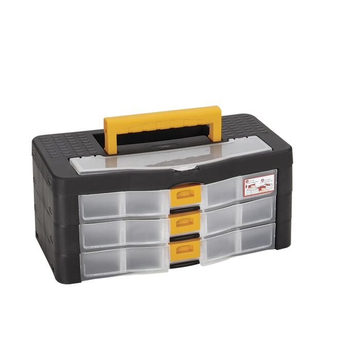 Organizer 3-Layer Material Box with Drawers - 1