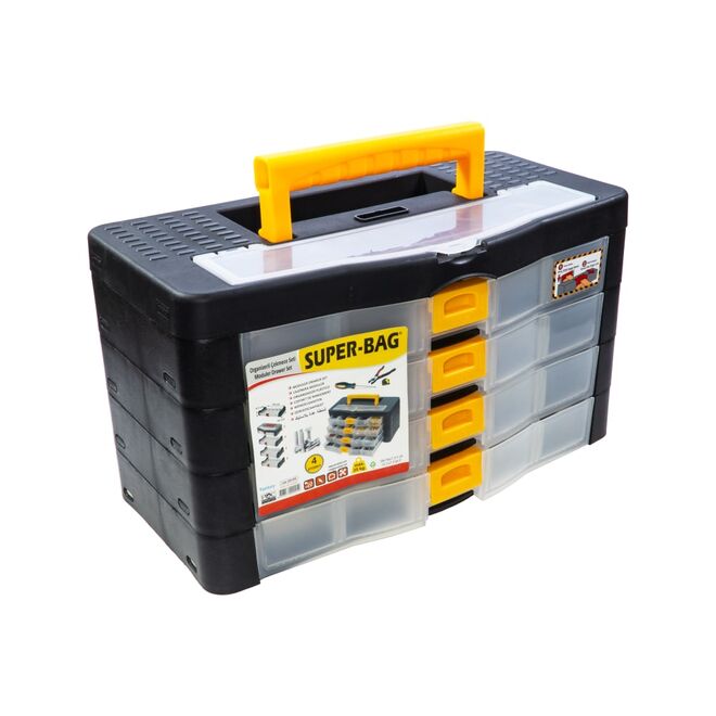Organizer 4-Layer Material Box with Drawers - 1