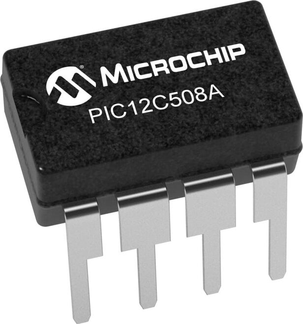 PIC12C508A 04/P 8-Bit 4MHz Microcontroller DIP8 - 1