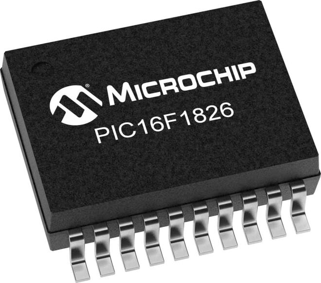 PIC16F1826 I/SO SMD SOIC-18 8-Bit 32MHz Microcontroller - 1