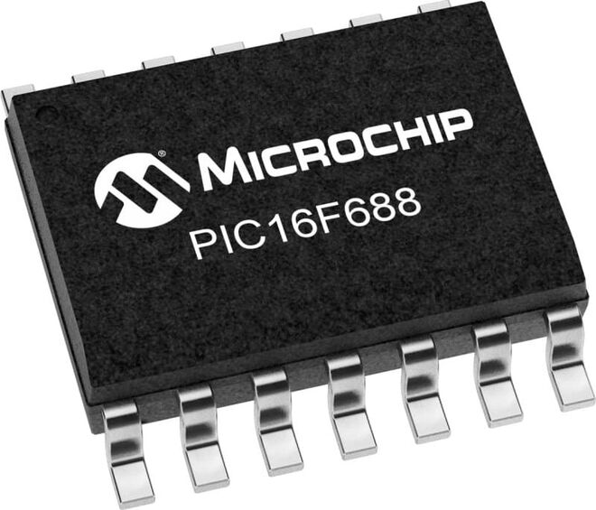 PIC16F688-I/ST SMD TSSOP14 20MHz 8-Bit Microcontroller - 1