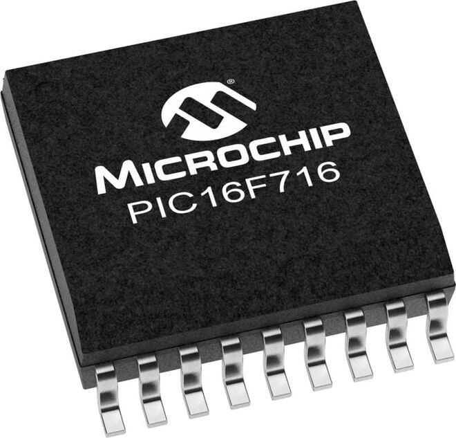 PIC16F716 I/SO MCU 8BIT 3.5KB FLASH SOIC18 Mikrodenetleyici - 1