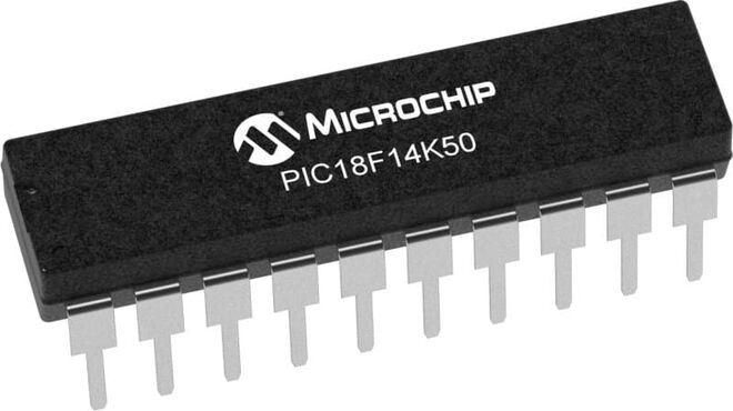 PIC18F14K50-I/P 8-Bit 48Mhz Mikrodenetleyici DIP-20 - 1