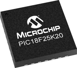 PIC18F25K20 I/ML 8-BIT 64MHz FLASH QFN28 Microcontroller 
