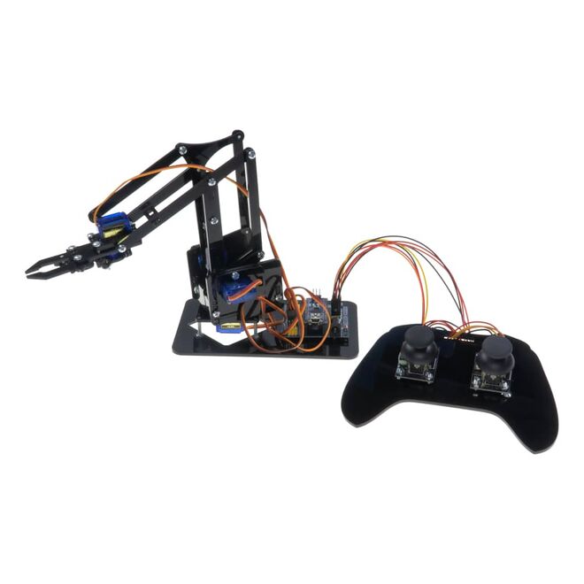 Plexi Robot Arm - with Electronic Components - 2