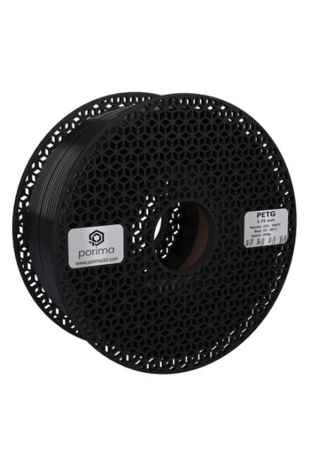 Porima 3D 1,75 mm PETG Filament - Siyah - 1