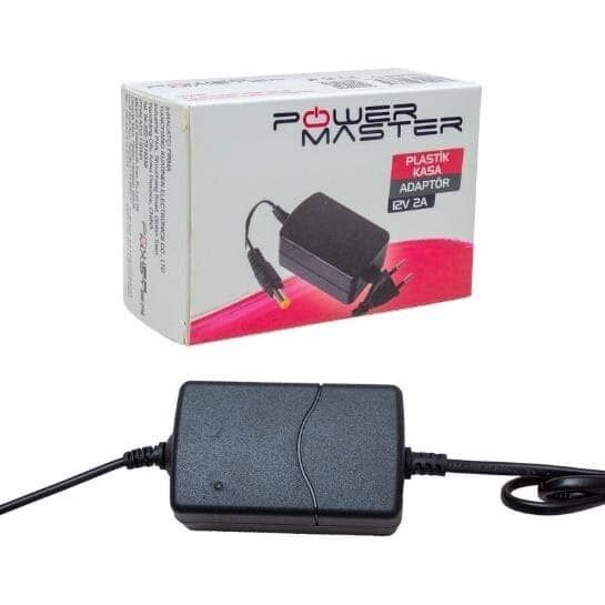 Power Master 12 V 2 A Plastic Case Desktop Adapter 5.5 * 2.5 - 1