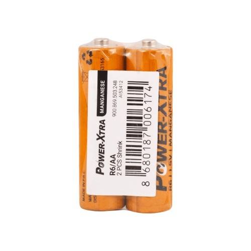 Power-Xtra AA Zinc Manganez Battery 2-Pack - 1
