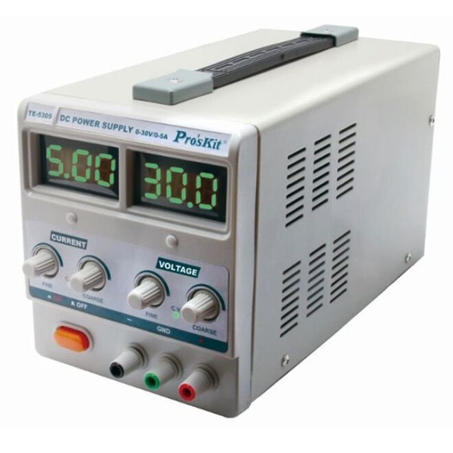 Proskit TE-5305B 30V-5A DC Power Supply - Single Channel - 1