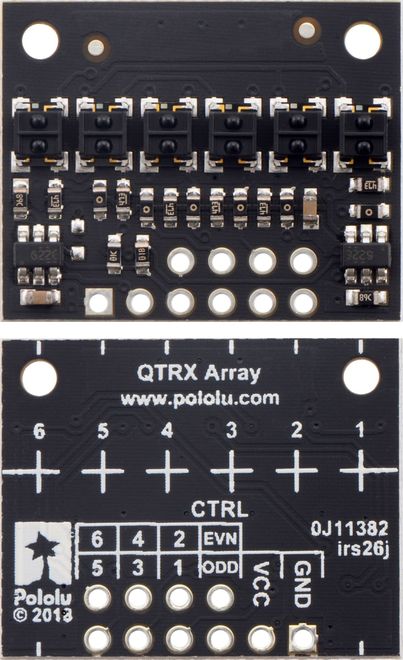QTRX-HD-06A 6'lı Çizgi Algılama Sensörü (Sık Sensör Dizilimli) - 2