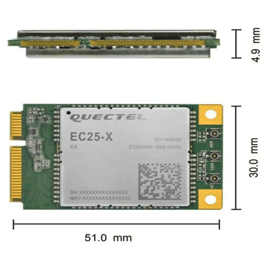 Quectel EC25-EUX 4G/LTE Mini PCIe Modül - 2