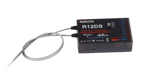 Radiolink R12DS 2.4G AT9 AT9S Kumanda için 12 Kanal DSSS FHSS Alıcısı - 2