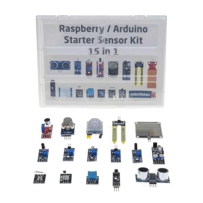 Raspberry / Arduino Starter Sensor Set - 15in1 - 2