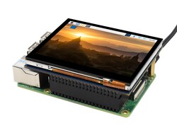 Raspberry Pi için 3.5inç Kapasitif Dokunmatik LCD Ekran Modülü - 640×480 Piksel DPI - IPS - Sertleştirilmiş Cam Kapak - Düşük Güç - 2
