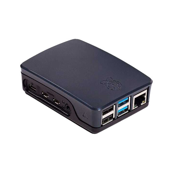 Raspberry Pi 4BEnclosure Box Shell - Black - 1