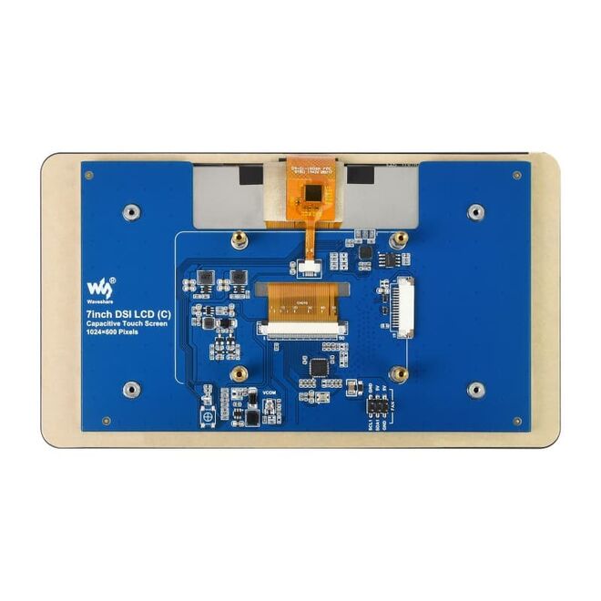 7inch Capacitive Touch LCD Display Module for Raspberry Pi - DSI Interface - 1024x600 Pixel IPS - 2