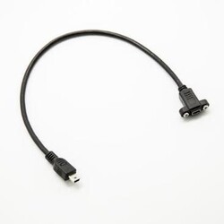 Raspberry Pi Mini USB Cable Male to Female Panel Mount Mini USB Extension Adapter Cable 