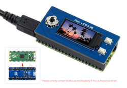 Raspberry Pi Pico 0.96inç LCD Ekran Modülü - 65K Colors, 160x80, SPI - 7