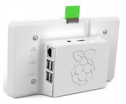 Raspberry Pi Resmi Ekran Case′i - Beyaz - 4