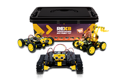 REX Evolution Serisi Super Star Transformers - 8 in 1 (Micropython ve Arduino IDE Uyumlu) - E-Kitap Hediyeli - 1