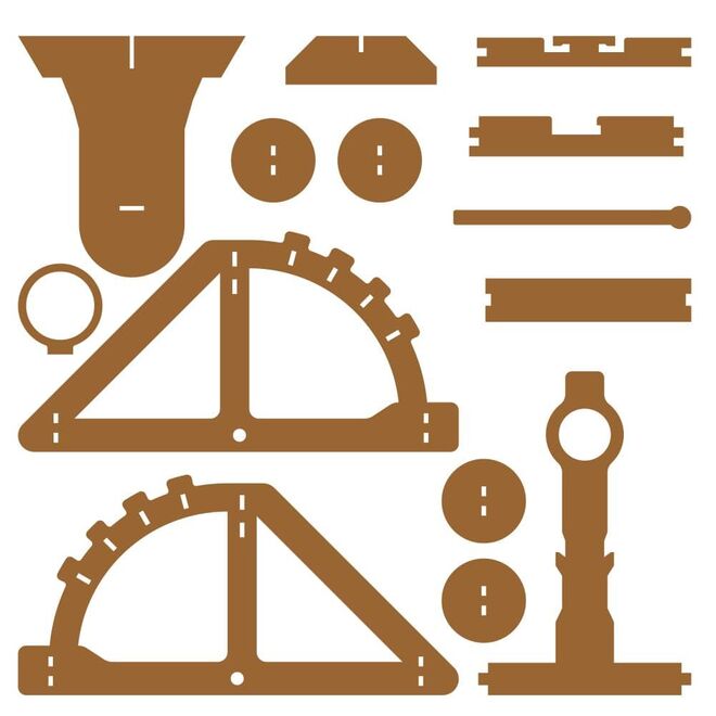 REX Woody Serisi D.I.Y Mancınık (Catapult) - Boyanabilir - STEM - 3
