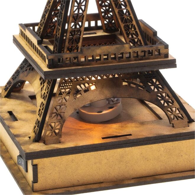 REX Woody Serisi Eyfel Kulesi - Eiffel Tower (STEM) - Boyanabilir