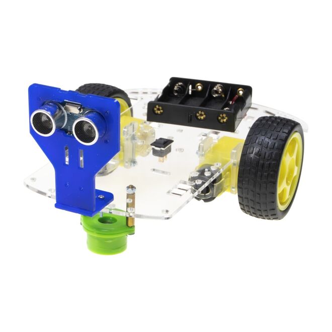 Robotistan Car Kit - Compatible with Arduino- Bluetooth Robot Vehicle - 2WD - 4
