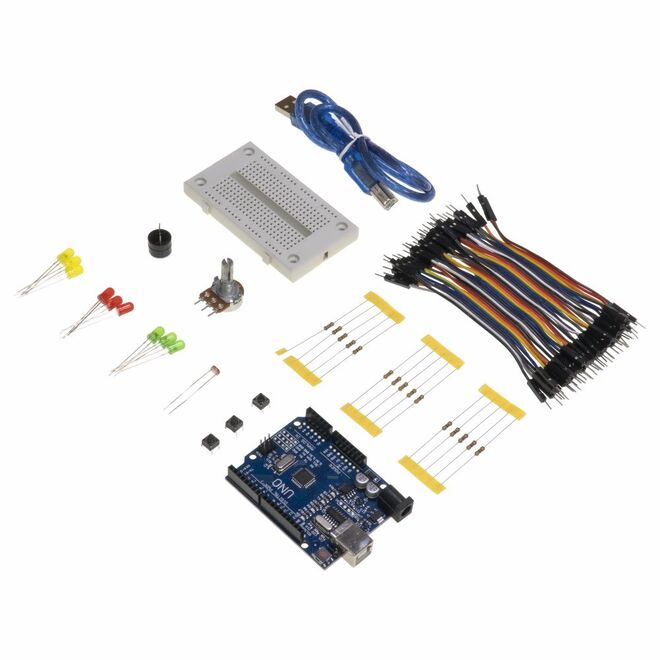 Robotistan Mini Starter Kit - Compatible with Arduino - 1