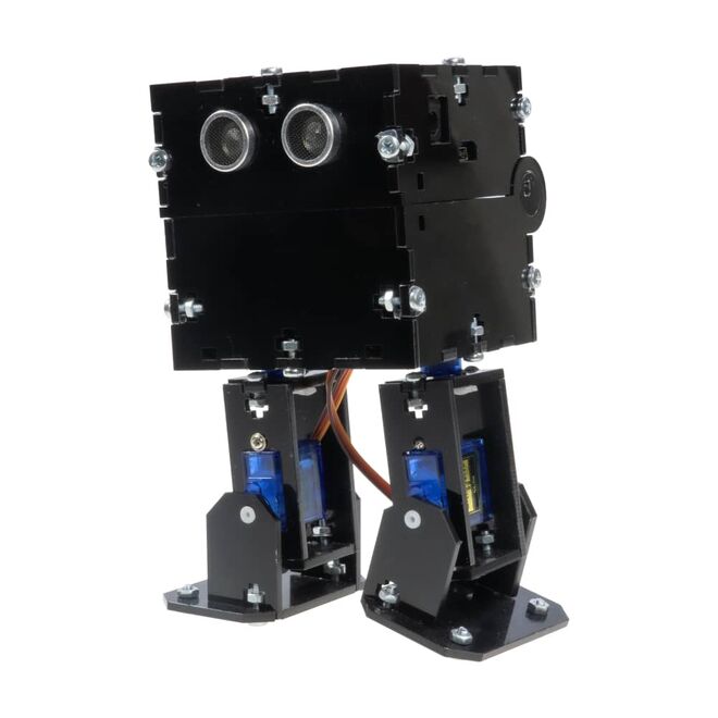 Robotistan Plexi Otto Robot - Black - 3