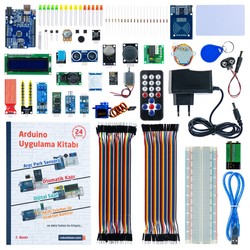 Robotistan Uno Project Kit - Compatible with Arduino (with Turkish Booklet) - 8