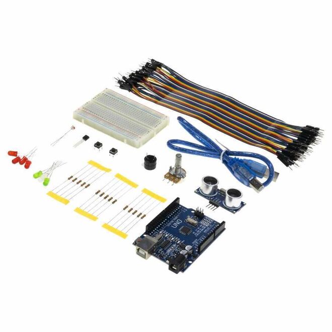 Robotistan Uno Starter Kit - Compatible with Arduino (with Turkish booklet) - 1