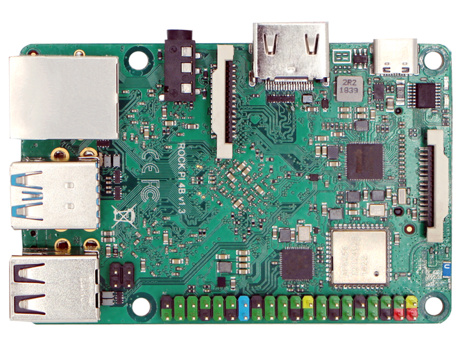 Rock Pi 4A+ Development Board - 2GB DDR4 16GB EMMC - 2