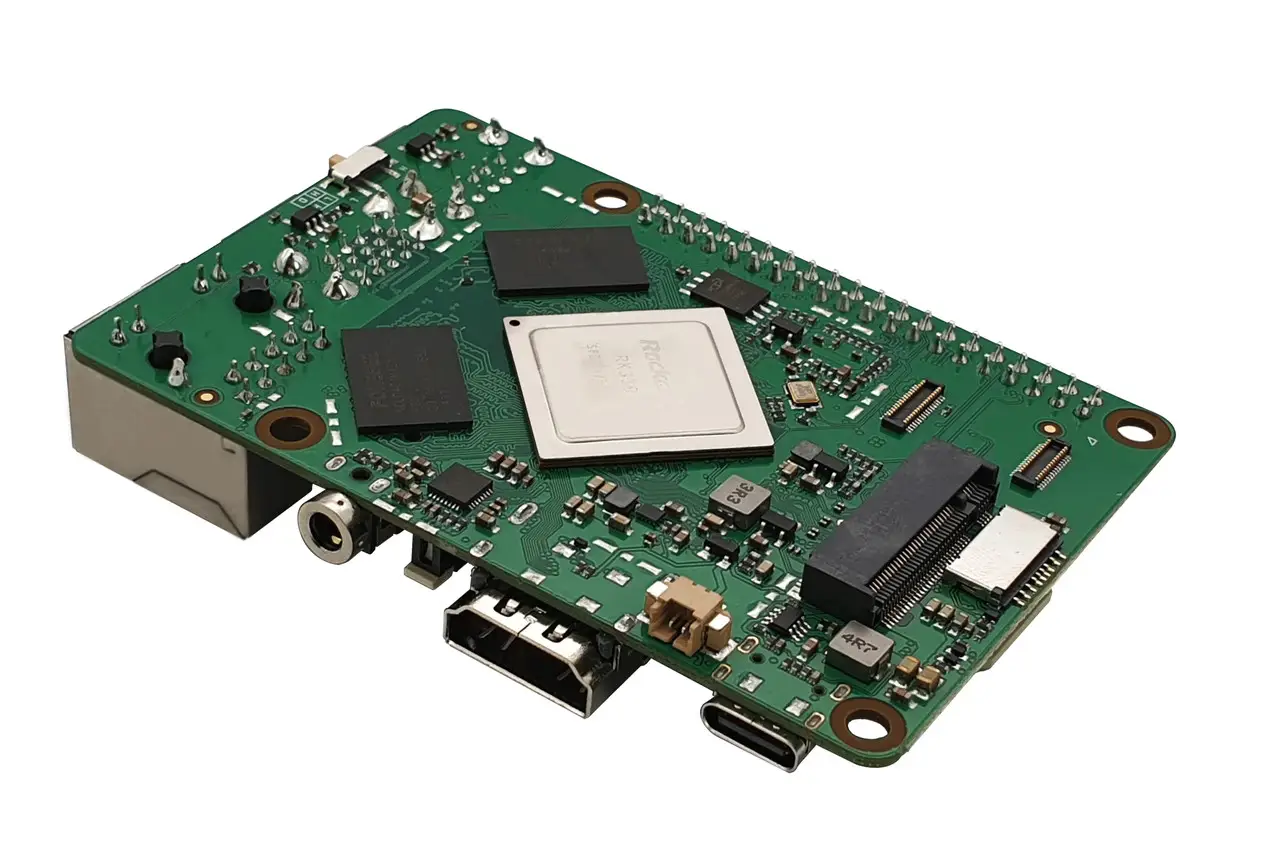 Rock Pi 4A+ Geliştirme Kartı - 4GB DDR4 32GB EMMC - 4