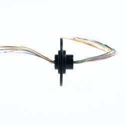 Rotating Cable Slip Ring with Flange (12 Cable and with JST-SH Socket) - 1
