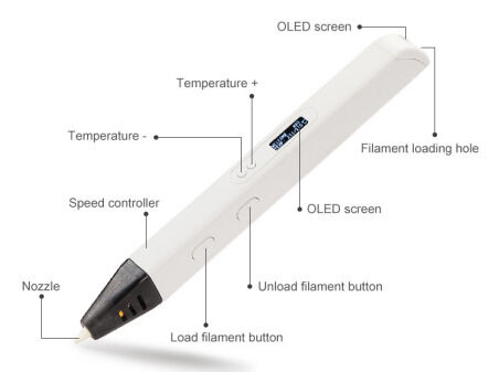 RP800A 3D Pen - White - 4