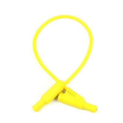 Safety Protected Banana Plug - Yellow, 25cm, 4mm - 1