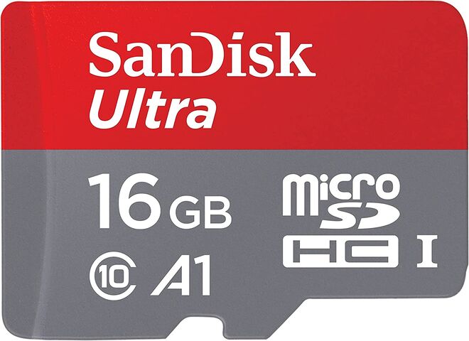 SanDisk 16GB microSDHC Memory Card Class10 - 98MB/sn Reading Rate - 1