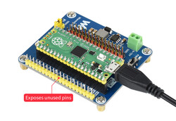 Servo Driver Module for Raspberry Pi Pico, 16-ch Outputs, 16-bit Resolution - 4