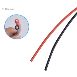 Silicone Wire 10 Gauge 1 Meter Red/ 1 Meter Black - 2