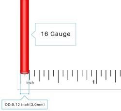 Silicone Wire 16 Gauge 1 Meter Red/ 1 Meter Black - 3