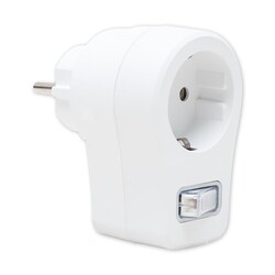 Single Current Protection Socket (10A-2500W) - With Switch - 3