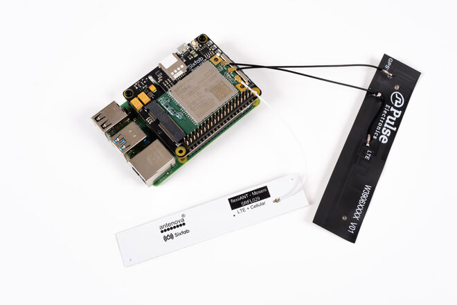 Sixfab 4G - LTE Cellular Modem Kit for Raspberry Pi - Quectel EG25-G - 2