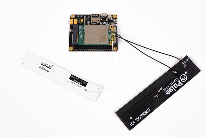 Sixfab 4G - LTE Cellular Modem Kit for Raspberry Pi - Quectel EG25-G - 4