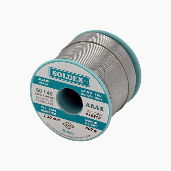 Sn60 Pb40 Arax Solder Wire - 1.3mm 500gr - 1