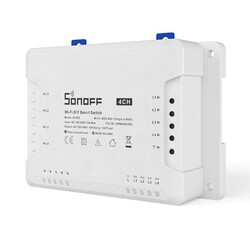 Sonoff 4CHR3 - 4-Channel Smart Relay Board - Google and Alexa Compatible - 1