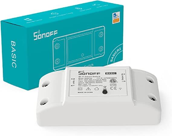 Sonoff BASIC R2 - Wi-Fi Akıllı Anahtar - Google ve Alexa Uyumlu - 1